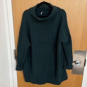 Free People thick rib knit sweater